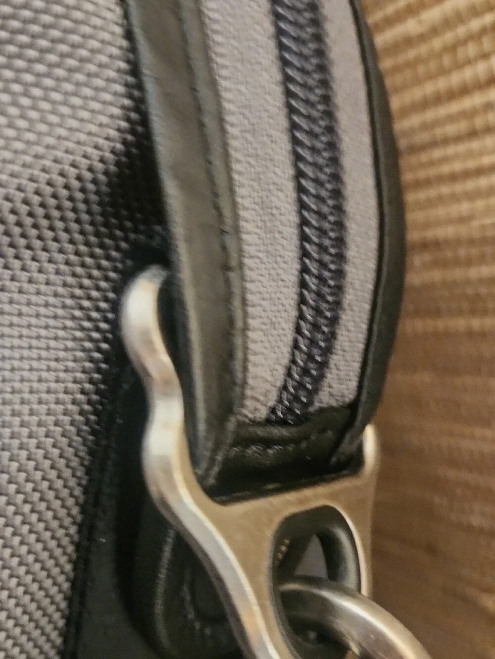 Tumi Alpha 2 Greny Small Nylon Duffel Bag with Black Straps